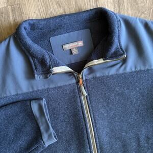 Peter Millar E4 Warmth Hybrid Jacket Men's Size XL Blue Performance Full Zip